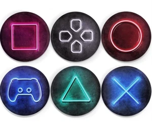 Jumant Gaming Coasters Set - Man Cave Decor - Video Game Room Decor - Gamer Room - Picture 1 of 1