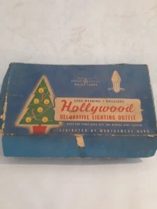 Vintage Holly Wood Decorative Christmas Lighting Mazda Lamps By G.E.  - Picture 1 of 12