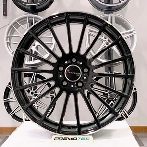 4 cerchi in lega NAD AVUS AC-M03 6,5x16 5x108 ET 40 BLACK POLISHED LIP per FORD - Foto 1 di 10