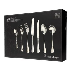 Stanley Rogers 70 Piece Baguette Cutlery Set | Stainless Steel 70pc - Imagen 1 de 5