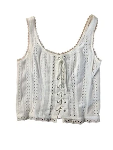 ASTR The Lable Woman's Corset/Bustier Front Tie Eyelet Top Size XS - Picture 1 of 10