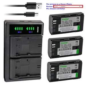 Kastar LP-EL Battery LTD2 USB Charger for Canon Speedlite EL-5 5654C002 - Picture 1 of 11
