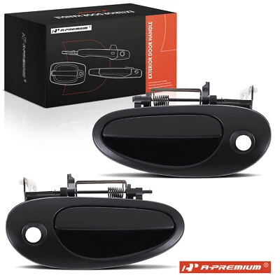 A-Premium 2x Black Exterior Handle w/ keyhole Front for Chrysler Intrepid LHS - Image 1 of 4