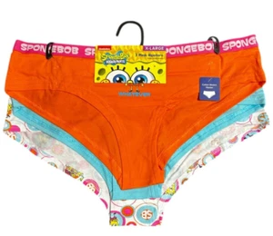 Paquete de 3 pantalones cuadrados Bob Esponja Hipsters talla X-L - Imagen 1 de 1