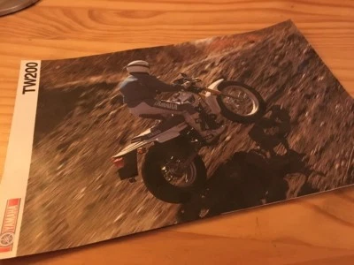 Yamaha TW200 Tw 200 200TW Catálogo Moto Folleto Prospecto Folleto Francesa - Imagen 1 de 4