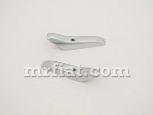 Juego de cubiertas de soporte cromadas tapa blanda Fiat 124 Spider OEM nuevo - Imagen 1 de 1