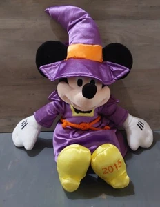 Minnie Mouse Halloween Witch Plush DIsney Purple Dress and Hat 18'' 2015 - Picture 1 of 4