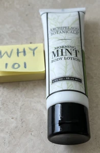 ARCHIPELAGO BOTANICALS Morning Mint Body Lotion 3oz/88.7mL DELUXE SIZE BRAND NEW - Picture 1 of 12