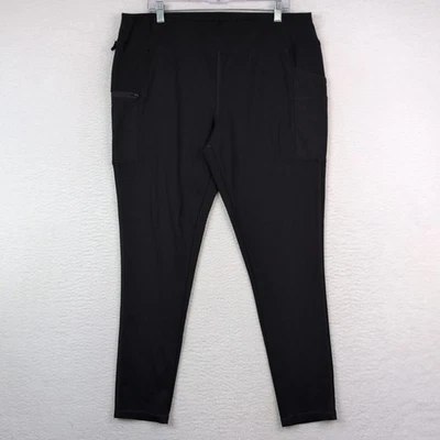 Leggings utilitarios de bolsillo de peso medio Carhartt Force para mujer XL 16/18 negros ajustados Foto 1 de 4