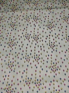 100% Cotton Ellen Jareckie House-Mouse Designs Sewing Pins Green Fabric FQ - Picture 1 of 2