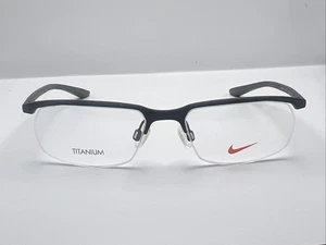 Nike Titanium 6070 001 53/17 135 Herren Halbrand Brille Brillengestell 2614  - Bild 1 von 24