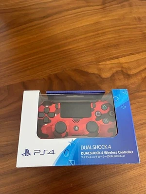 Sony Dualshock 4 Wireless Controller Red Camouflage Limited Color New Japan - Image 1 of 4