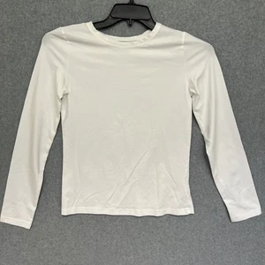 Camicia donna manica lunga Pact taglia XS bianca misto cotone biologico comoda minimal - Foto 1 di 7