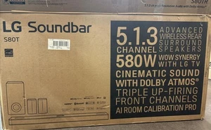 LG Soundbar S80TR - 5.1.3 High Resolution Audio with Dolby Atmos - Picture 1 of 9