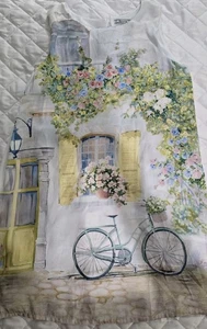 Mayoral Beautiful Floral Bicycle Printed Flowy Dress. Layered & Light Sz 152/12 - Picture 1 of 10