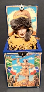 Vintage 1987 Enesco Davy Crockett Musical Jack In The Box Music - Picture 1 of 3