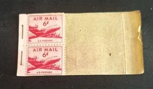RARE AIR MAIL 6 Cent Stamp Unused In ORIGINAL BOOKLET 4 IN TOTAL - Picture 1 of 2