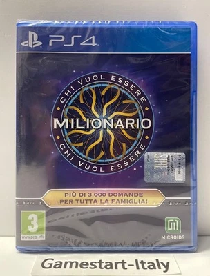 CHI VUOLE ESSERE MILIONARIO? - SONY PS4 - VIDEOGIOCO NUOVO NEW SEALED - PAL - Immagine 1 di 4
