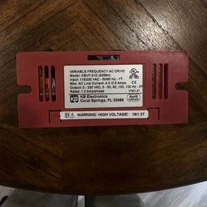 KBVF-21D (6358H) KB Electronics AC Drives, KBVF Series - Picture 1 of 3