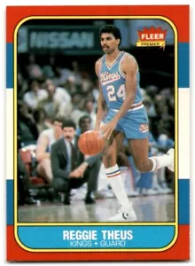 1986-87 Fleer Reggie Theus Sacramento Kings #108 - Imagen 1 de 2