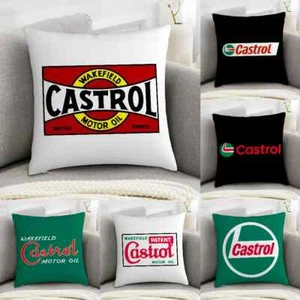 C-Castrol Cool Pillow Case Sofa Print Square Pillow Covers Cushion Decor Cover - Picture 1 of 31