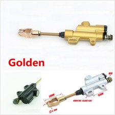 Golden 10mm Rear Hydraulic Brake Master Cylinder Motorbike ATV Scooter Dirt Bike