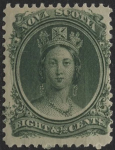 Kanada Nova Scotia 1860 #11 8&1/2c grün Nova Scotia Queen Victoria MH - Bild 1 von 2