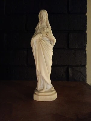 Figura Religiosa Jesús Sagrado Corazón 8.5" Escultura Italia Escultor A. Santini   Foto 1 de 2