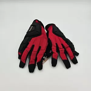 Giro Remedy X2 Cycling Gloves Small Red Black Unisex Padded MTB Moisture-Wicking - Picture 1 of 3