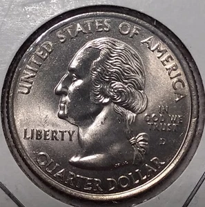 2000-D Gemma Mint State Massachusetts Quarter - Foto 1 di 2