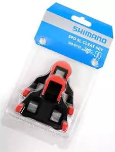 Shimano SM-SH10 SPD-SL Road Cleats Red Fixed Float fits Dura-Ace Ultegra - Picture 1 of 1
