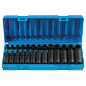 Grey Pneumatic 1226M 0.38 in. Drive 26 Pc. Standard And Deep Length Metric Ma... - Picture 1 of 1