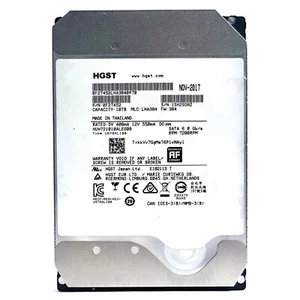 HGST HUH721010ALE600 10TB HDD SATA II 6Gbps 7.2K 3.5" Hard Disk Drive 0F27452 - Afbeelding 1 van 3