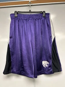 Colosseum Athletics Mens K-State Wildcats Basketball Shorts Purple/White Size XL - Picture 1 of 8