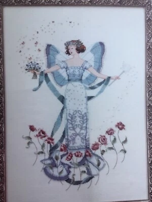 Mirabilia Cross Stitch Pattern "April's Blue Diamond" Nora Corbett MD-47 1999 - Image 1 of 4