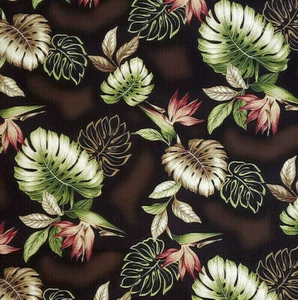Trendtex Tropical Fabric Large Print Cotton 44 Inches Wide by the yard - Picture 1 of 3