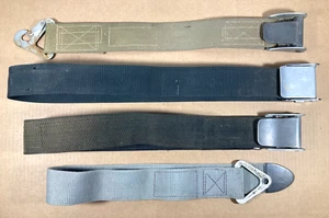 Vintage 60s Aircraft Partial Seatbelt Lot Davis American Safety Air Associates - Picture 1 of 12