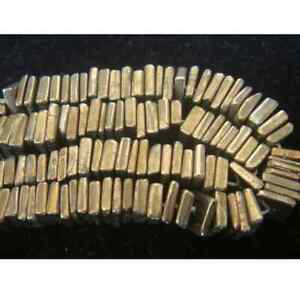 7 mm Natural Pyrite Heishi Beads Square Spacer Bead, Natural Pyrite For Necklace
