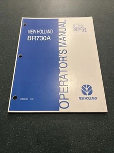 Genuine Original New Holland BR730A Hay Baler Operators Operation Manual - Picture 1 of 3