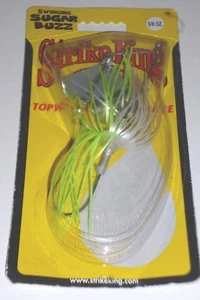 Strike King 3/8 Swinging Sugar Buzzbait (gráfico blanco) - Imagen 1 de 1