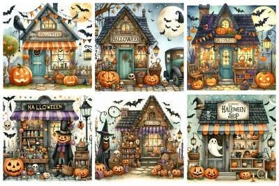 DAZZLING ACE DESIGNS TIENDA HALLOWEEN Tarjetería Tarjetas Toppers Álbum de Recortes Etiquetas Papel Artesanía