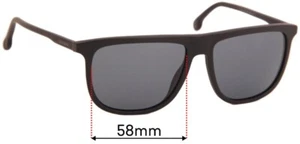 Lentes de repuesto para gafas de sol SFx para Carrera 218/s - 58 mm de ancho - Imagen 1 de 26