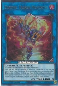 YU-GI-OH DECODE TALKER HEATSOUL 1ST ED ULTRA RARE MN/MINT GFP2-EN005 - Picture 1 of 1