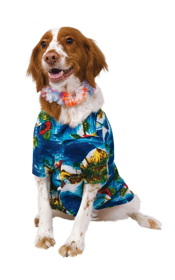 Luau Pet Costumes Hawaiian Dog Cat Outfit - Image 1 of 1