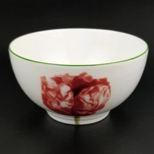 Villeroy & Boch Germany, Flora Rice Bowl 20 oz Red Poppy Premium Porcelain - Picture 1 of 13