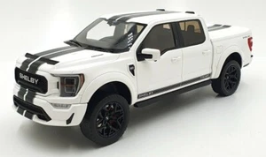 GT Spirit Scala 1/18 Resina GT415 - Ford Shelby F-150 Pick-Up Striscia Bianco/Nero - Foto 1 di 5