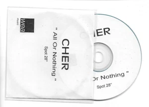 CHER : ALL OR NOTHING (X-RARE !) 🟊⭐️ WEA FRENCH PROMO CD "SPOT 28 SECONDS" ⭐️🟊 - Picture 1 of 1