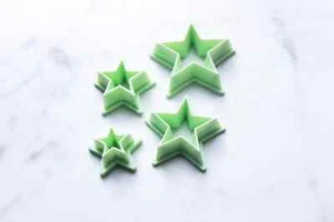 Stern Polymer Clay Ausstecher | Ausstechformen | Ohrringe | Fondant - Bild 1 von 3
