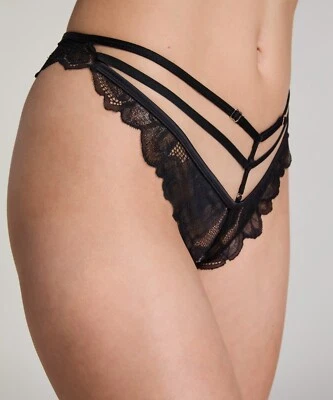 HKM Private Collection - Cierra Brazilian Schwarz mit offenem Schritt in L NEU - Bild 1 von 4