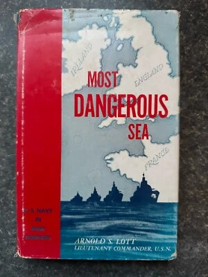 1959 "Most Dangerous Sea" Mine & Counter-Mine Naval Warfare WWII Korean War USN - Image 1 of 4